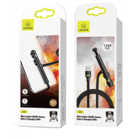 Usams Type-C U39 Sucker Mobile Games 2A 1.2m Black