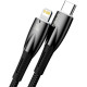 Baseus Glimmer Series Power Delivery Type-C to Lightning 20W 1m Black (CADH000001)