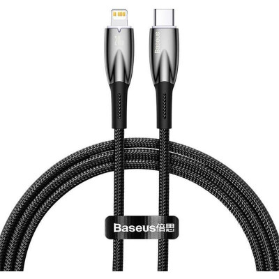 Baseus Glimmer Series Power Delivery Type-C to Lightning 20W 1m Black (CADH000001)