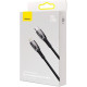 Baseus Glimmer Series Power Delivery Type-C to Lightning 20W 1m Black (CADH000001)