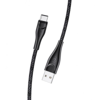 Usams Type-C U41 Braided 2A 2.0m Black