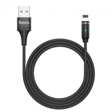 Hoco Lightning U76 Fresh Magnetic 2A 1.2m Black