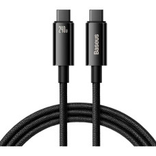 Baseus Tungsten Gold Fast Charging Data USB-C to USB-C 240W 3m Black (CAWJ040201)