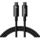 Baseus Tungsten Gold Fast Charging Data USB-C to USB-C 240W 3m Black (CAWJ040201)