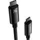Baseus Tungsten Gold Fast Charging Data USB-C to USB-C 240W 3m Black (CAWJ040201)