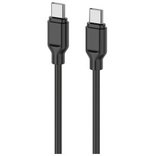 2E USB-C to USB-C Glow 60W 1m Black (2E-CCCC-BL)