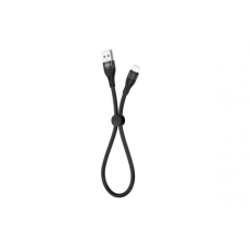 XO MicroUSB NB179 2.4A 0.25m Black