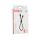 XO MicroUSB NB179 2.4A 0.25m Black