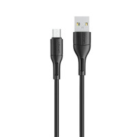 Usams microUSB U68 Charging 2A 1.0m Black