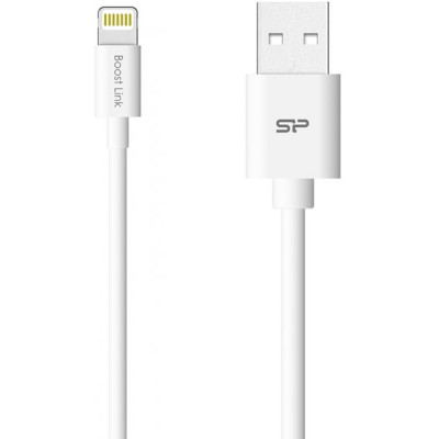 Cable Silicon Power USB A - Lightning LK10AL White (SP1M0ASYLK10AL1W)