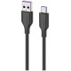 2E USB 2.0 to Type-C 1m Glow Black (2E-CCAC-BL)