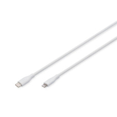 Lightning Digitus USB Type-C to Lightning 1m White (AK-600110-010-W)