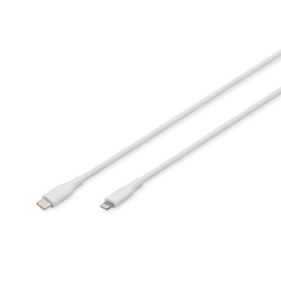 Lightning Digitus USB Type-C to Lightning 1m White (AK-600110-010-W)