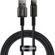 Baseus Tungsten Gold Fast Charging Data Cable USB to Type-C 100W 1m Black (CAWJ000001)