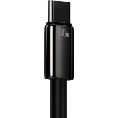 Baseus Tungsten Gold Fast Charging Data Cable USB to Type-C 100W 1m Black (CAWJ000001)