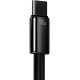 Baseus Tungsten Gold Fast Charging Data Cable USB to Type-C 100W 1m Black (CAWJ000001)