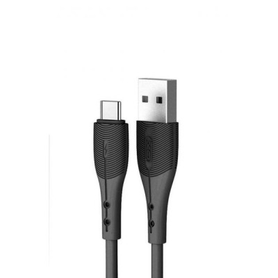 XO Type-C NB159 Tinned copper 2A 1.2m Black