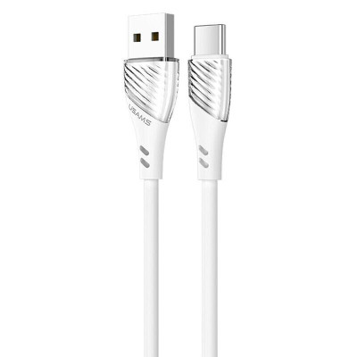 Usams Type-C U65 Liquid Silicone 3A 1.0m White