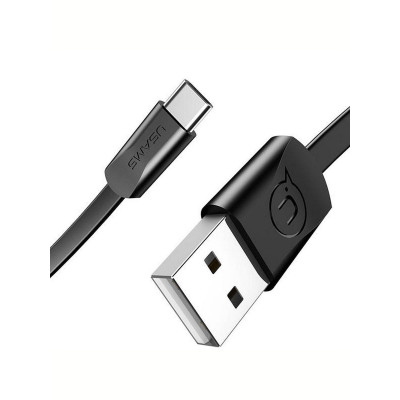 Usams Type-C U2 Flat 2A 1.2m Black