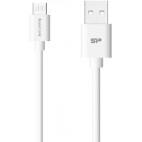 Cable Silicon Power USB - microUSB LK10AB White (SP1M0ASYLK10AB1W)