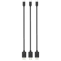 Timstool USB to microUSB 0.21 м 3 шт Black (DC21-MU-BL) Black