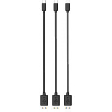 Timstool USB to microUSB 0.21 м 3 шт Black (DC21-MU-BL) Black
