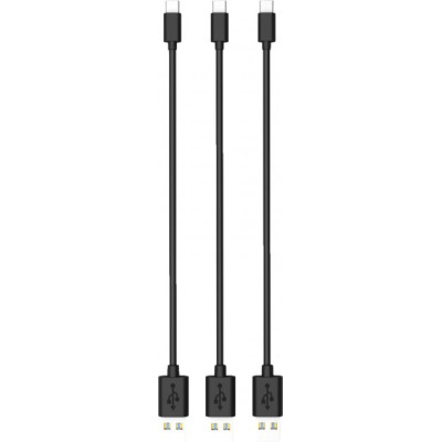 Timstool USB to microUSB 0.21 м 3 шт Black (DC21-MU-BL) Black