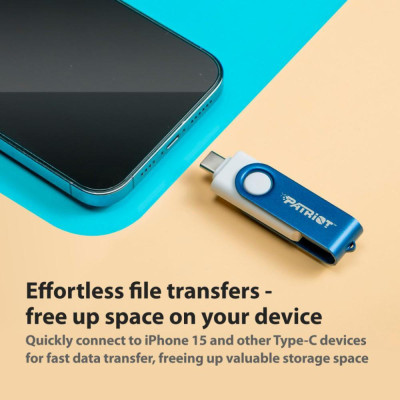 PATRIOT 256 GB Xporter X550 USB 3.2 Gen 1 Type-A+C (PS256GX550AAD)