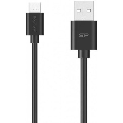 Cable Silicon Power USB - microUSB LK10AB Black (SP1M0ASYLK10AB1K)