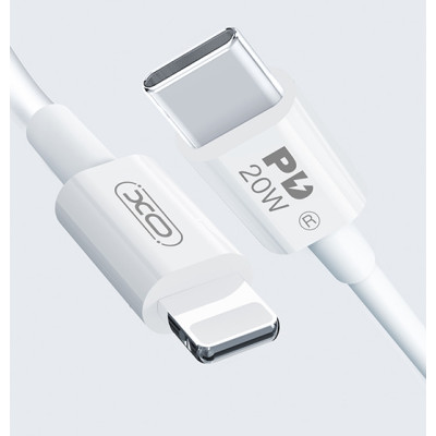 XO Type-C-Lightning NB-Q189A PD 20W 2.4A 1.0m White