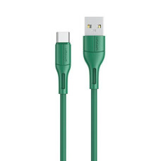 Usams Type-C U68 Charging 2A 1.0m Green