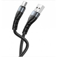 XO Type-C NB209 Braided 2.4A 1.0m Black