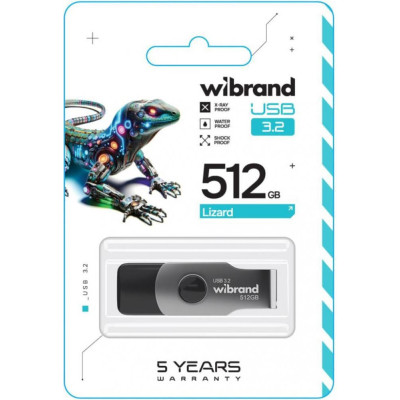 Wibrand 512 GB Lizard USB3.2 Black (WI3.2/LI512P9B)