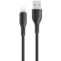 Usams Lightning U68 Charging 2A 1.0m Black