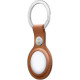 Apple AirTag Leather Key Ring Saddle Brown (MX4M2)