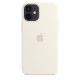 Apple iPhone 12 mini Silicone Case with MagSafe - White MHKV3