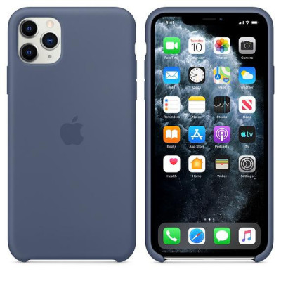 Apple iPhone 11 Pro Max Silicone Case - Alaskan Blue MX032