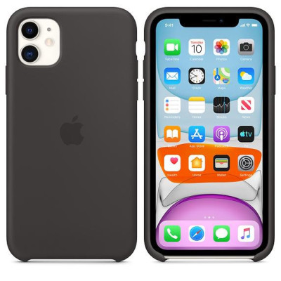 Apple iPhone 11 Silicone Case - Black MWVU2