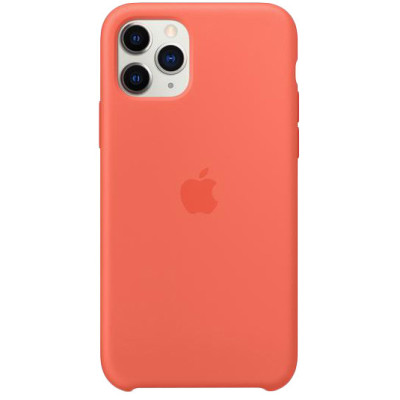 Apple iPhone 11 Pro Silicone Case - Clementine (Orange) MWYQ2