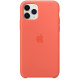 Apple iPhone 11 Pro Silicone Case - Clementine (Orange) MWYQ2