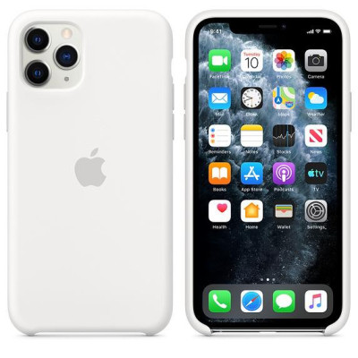 Apple iPhone 11 Pro Silicone Case - White MWYL2