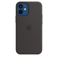 Apple iPhone 12 mini Silicone Case with MagSafe - Black MHKX3
