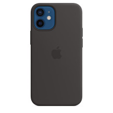 Apple iPhone 12 mini Silicone Case with MagSafe - Black MHKX3