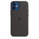 Apple iPhone 12 mini Silicone Case with MagSafe - Black MHKX3