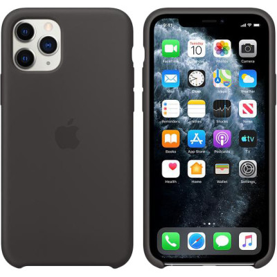 Apple iPhone 11 Pro Silicone Case - Black MWYN2