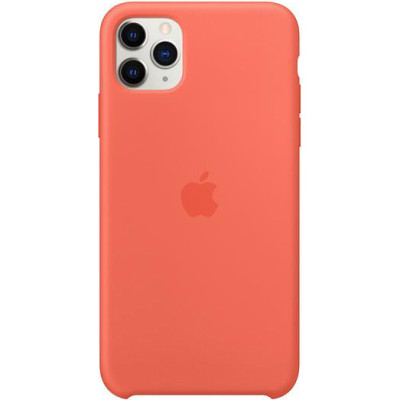 Apple iPhone 11 Pro Max Silicone Case - Clementine (Orange) MX022