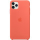 Apple iPhone 11 Pro Max Silicone Case - Clementine (Orange) MX022
