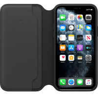 Apple iPhone 11 Pro Leather Folio - Black MX062
