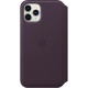 Apple iPhone 11 Pro Leather Folio - Aubergine MX072