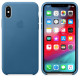 Apple iPhone XS Max Leather Case - Cape Cod Blue (MTEW2)